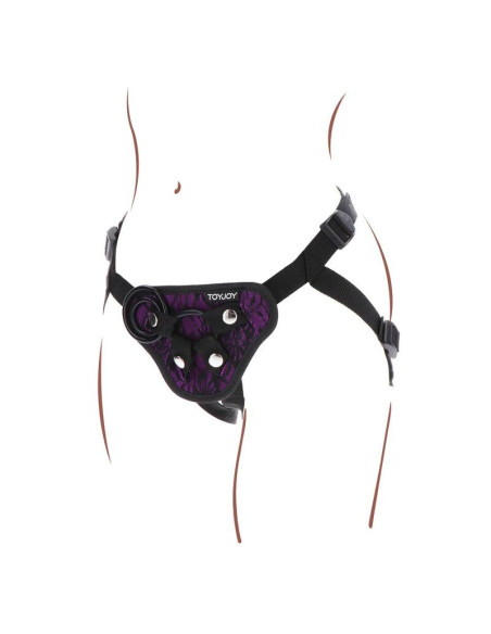 GET REAL STRAP ON LACE HARNES MORADO GET REAL STRAP ON LACE HARNES MORADO
