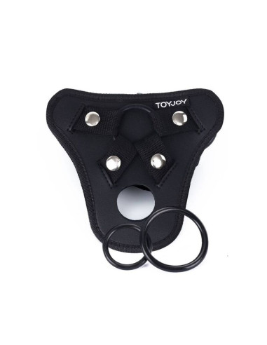GET REAL STRAP ON PLEASURE HARNES NEGRO