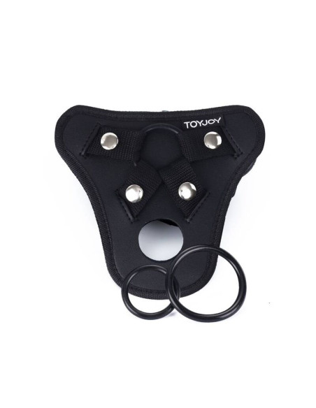 GET REAL STRAP ON PLEASURE HARNES NEGRO