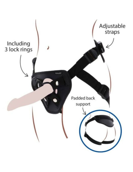 GET REAL STRAP ON DELUXE HARNES NEGRO GET REAL STRAP ON DELUXE HARNES NEGRO