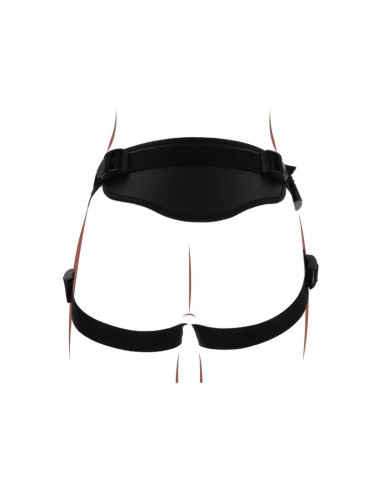 GET REAL STRAP ON DELUXE HARNES NEGRO