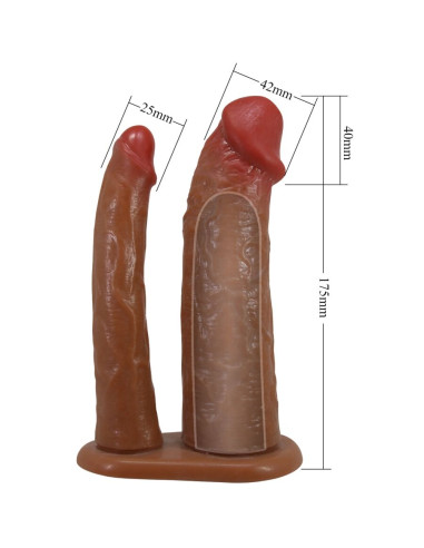 PRETTY LOVE KEAVEN HARNESS BRIEFS UNIVERSAL COMFORTABLE DOBLE DILDO