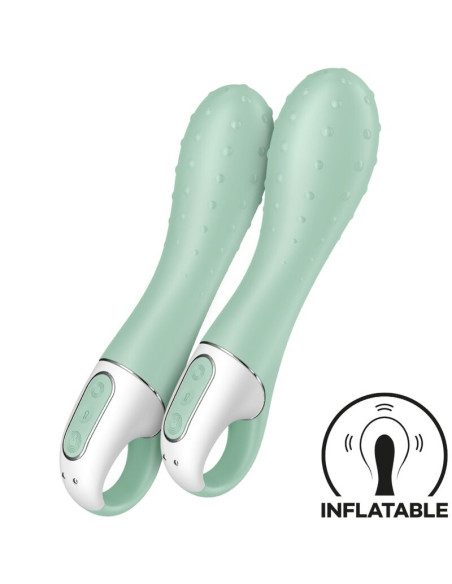 SATISFYER AIR PUMP VIBRADOR 3 INFLABLE PUNTO G MENTA