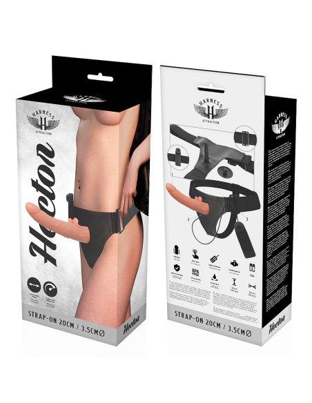 HARNESS ATTRACTION ARNES VIBRADOR HECTOR 20 CM O 35 CM HARNESS ATTRACTION ARNES VIBRADOR HECTOR 20 CM O 35 CM