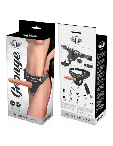 HARNESS ATTRACTION ARNES GEORGE REALISTICO VIBRADOR 19 CM O 4 CM