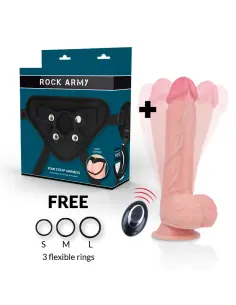 ROCKARMY ARNES LIQUID SILICONE VIBRADOR CONTROL REMOTO PREMIUM APACHE 205 CM O 462 CM 2