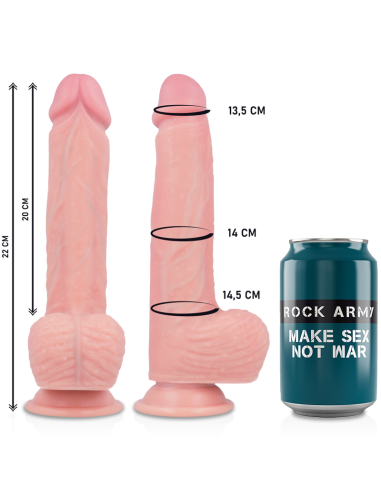 ROCKARMY ARNES LIQUID SILICONE VIBRADOR CONTROL REMOTO PREMIUM APACHE 205 CM O 462 CM
