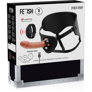 FETISH SUBMISSIVE CYBER STRAP ARNES CON DILDO CONTROL REMOTO TECNOLOGIA WATCHME S