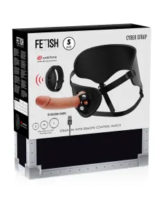FETISH SUBMISSIVE CYBER STRAP ARNES CON DILDO CONTROL REMOTO TECNOLOGIA WATCHME S
