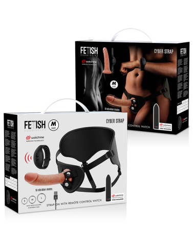 FETISH SUBMISSIVE CYBER STRAP ARNES CON DILDO Y BALA CONTROL REMOTO TECNOLOGIA WATCHME M