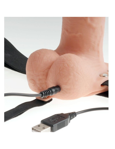 FETISH FANTASY SERIES ARNES AJUSTABLE PENE REALISTICO CON TESTICULOS RECARGABLE Y VIBRADOR 23 CM FETISH FANTASY SERIES ARNES AJUSTABLE PENE REALISTICO CON TESTICULOS RECARGABLE Y VIBRADOR 23 CM