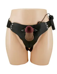 PRETTY LOVE STARKS HARNESS BRIEFS VIBRACION MULTI VELOCIDAD DILDO 175 CM MULATO 2