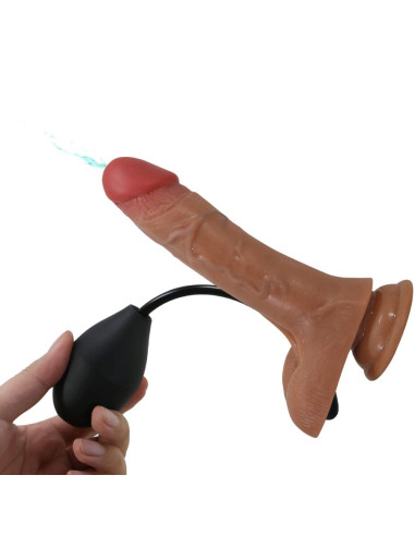 PRETTY LOVE HARNESS BRIEFS UNIVERSAL CON DILDO VIBRACION Y SQUIRTING 155 CM MULATO