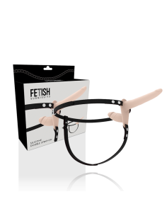 FETISH SUBMISSIVE HARNESS DOBLE PENETRACION FLESH 2
