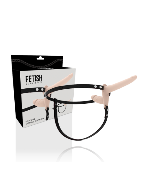 FETISH SUBMISSIVE HARNESS DOBLE PENETRACION FLESH FETISH SUBMISSIVE HARNESS DOBLE PENETRACION FLESH