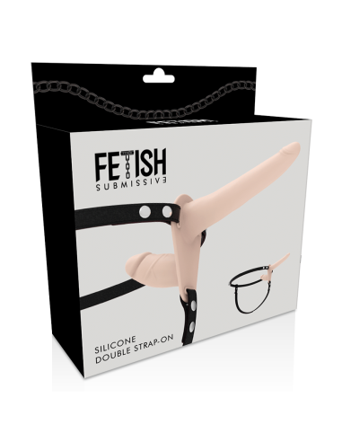 FETISH SUBMISSIVE HARNESS DOBLE PENETRACION FLESH