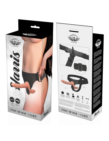 HARNESS ATTRACTION HARRIS DOBLE PENETRACION CON VIBRACION 18 CM O 35 CM