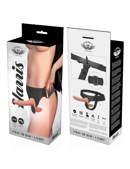 HARNESS ATTRACTION HARRIS DOBLE PENETRACION CON VIBRACION 18 CM O 35 CM