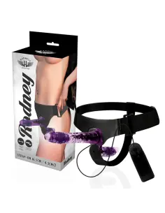 HARNESS ATTRACTION RODNEY DOBLE PENETRACION VIBRADOR 18 CM O 35 CM