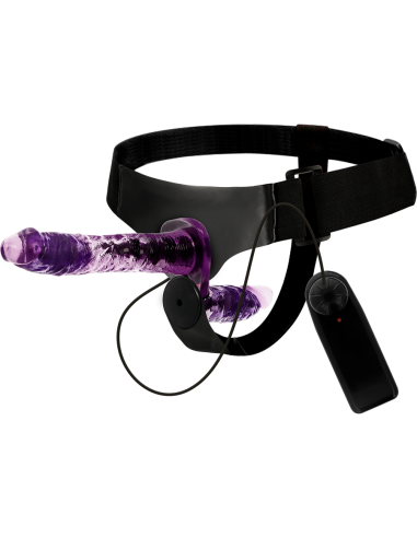 HARNESS ATTRACTION RODNEY DOBLE PENETRACION VIBRADOR 18 CM O 35 CM