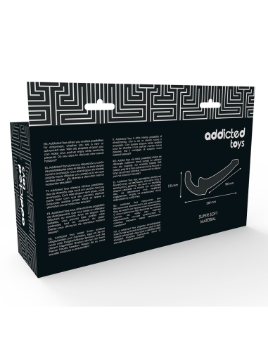 ADDICTED TOYS DILDO CON ARNES SIN SUJECION NEGRO