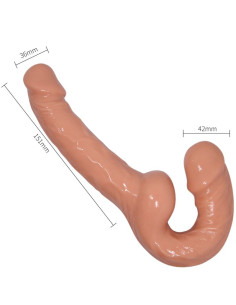 BAILE ULTRA PASSIONATE HARNESS DILDO CON ARNES SIN SUJECION 2