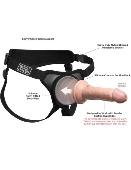 PIPEDREAMS BODY DOCK ELITE MINI HARNESS PIPEDREAMS BODY DOCK ELITE MINI HARNESS