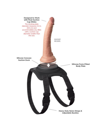 PIPEDREAMS BODY DOCK LAP STRAP HARNESS