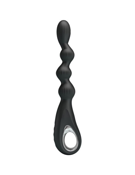 PRETTY LOVE FEDERER VIBRADOR ANAL 12 VIBRACIONES NEGRO