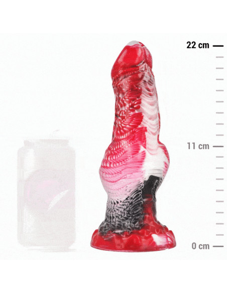 EPIC HELIOS DILDO CON TESTICULOS CALOR Y EXTASIS