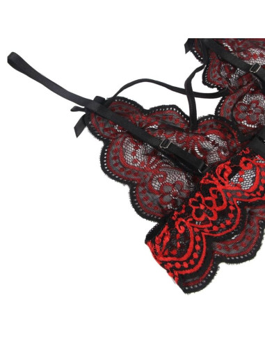 SUBBLIME SET DOS PIEZAS TOP Y PANTIES ENCAJE S M