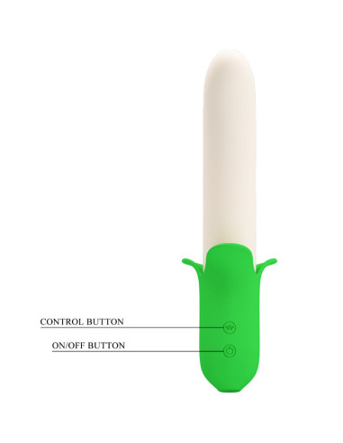 PRETTY LOVE BANANA KNIGHT SUPER POWER 7 VIBRACIONES SILICONA
