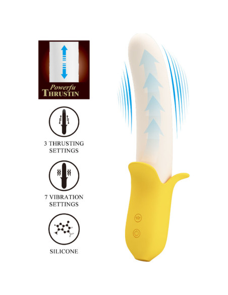 PRETTY LOVE BANANA GEEK SUPER POWER 7 VIBRACIONES UPDOWN SILICONA NEGRO PRETTY LOVE BANANA GEEK SUPER POWER 7 VIBRACIONES UPDOWN SILICONA NEGRO