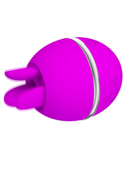 PRETTY LOVE VIBRADOR DE SILICONA REDONDO GEMINI BALL MORADO PRETTY LOVE VIBRADOR DE SILICONA REDONDO GEMINI BALL MORADO