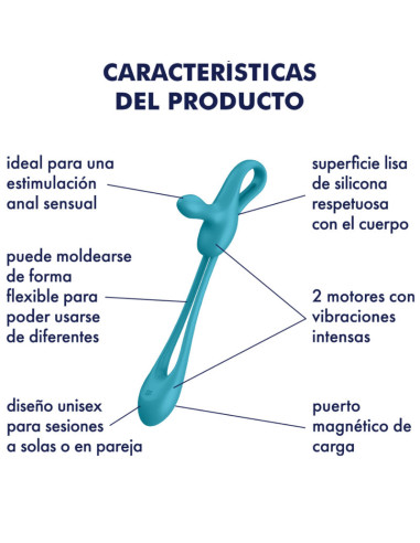 SATISFYER PLUG PLAY 1 MULTIVIBRADOR FLEXIBLE