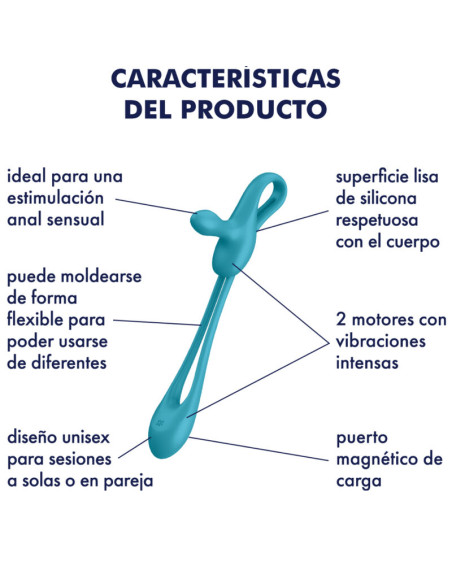 SATISFYER PLUG PLAY 1 MULTIVIBRADOR FLEXIBLE SATISFYER PLUG PLAY 1 MULTIVIBRADOR FLEXIBLE