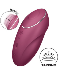 SATISFYER TAP CLIMAX 1 VIBRADOR LAY ON ROJO