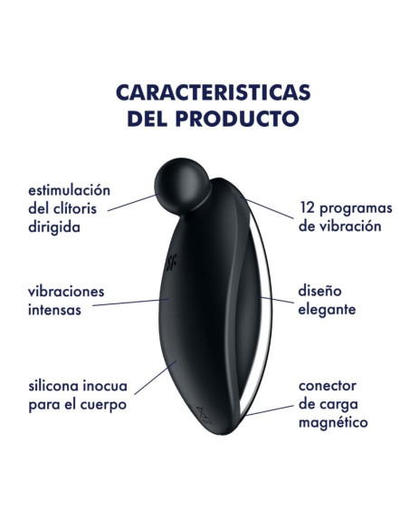 SATISFYER SPOT ON 2 VIBRADOR LAY ON NEGRO SATISFYER SPOT ON 2 VIBRADOR LAY ON NEGRO