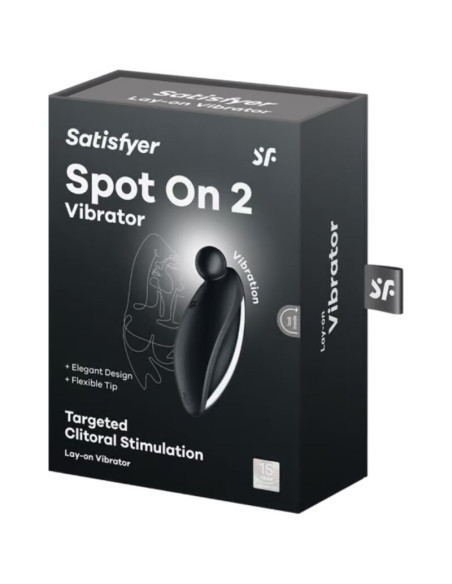 SATISFYER SPOT ON 2 VIBRADOR LAY ON NEGRO SATISFYER SPOT ON 2 VIBRADOR LAY ON NEGRO