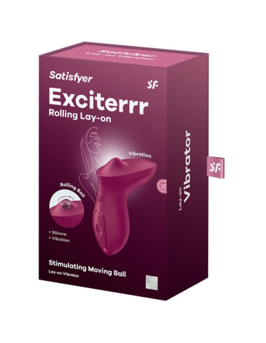 SATISFYER EXCITERRR VIBRADOR LAY ON CLITORIS FUCSIA