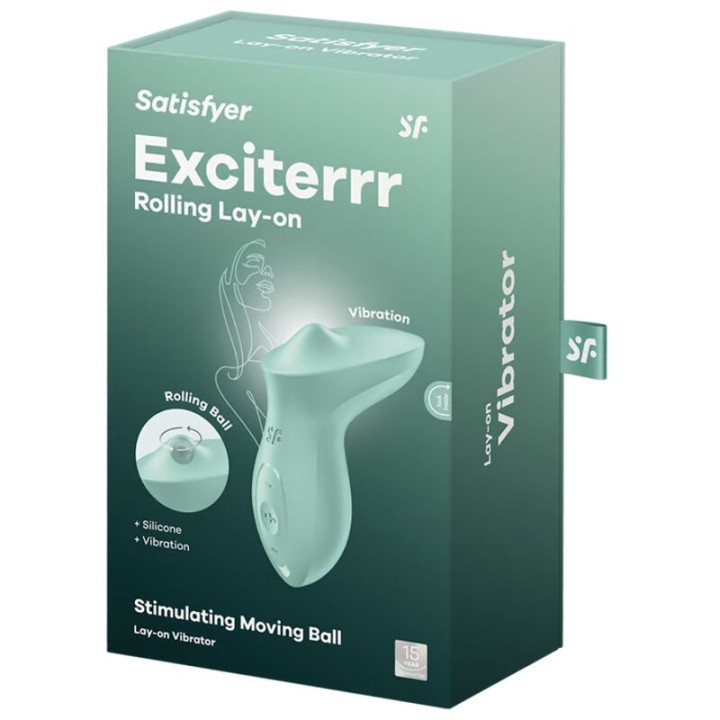 SATISFYER EXCITERRR VIBRADOR LAY ON CLITORIS MENTA
