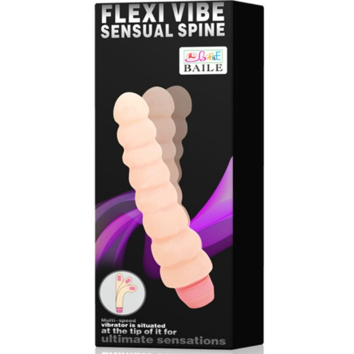 BAILE FLEXI VIBE SENSUAL SPINE VIBRADOR FLEXIBLE 19 CM