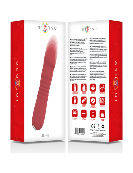 INTENSE JUNI UP DOWN 10 VIBRACIONES ROJO INTENSE JUNI UP DOWN 10 VIBRACIONES ROJO