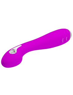 PRETTY LOVE HECTOR VIBRADOR ELECTROSHOCK RECARGABLE IMPERMEABLE MORADO 2