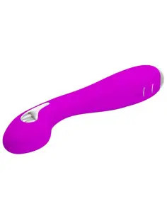 PRETTY LOVE HECTOR VIBRADOR ELECTROSHOCK RECARGABLE IMPERMEABLE MORADO 2