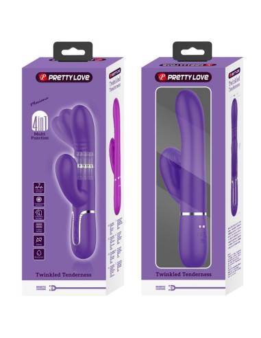 PRETTY LOVE VIBRADOR PUNTO G MULTIFUNCION MORADO