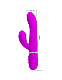 PRETTY LOVE VIBRADOR PUNTO G MULTIFUNCION FUCSIA 2