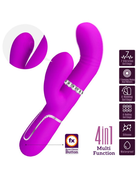 PRETTY LOVE VIBRADOR PUNTO G MULTIFUNCION FUCSIA PRETTY LOVE VIBRADOR PUNTO G MULTIFUNCION FUCSIA