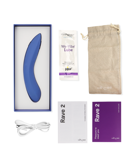 WE VIBE RAVE 2 VIBRADOR PUNTO G AZUL WE VIBE RAVE 2 VIBRADOR PUNTO G AZUL