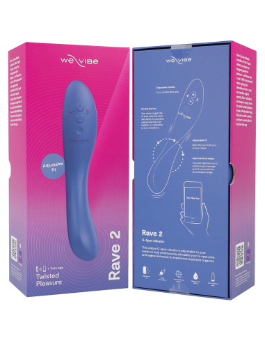 WE VIBE RAVE 2 VIBRADOR PUNTO G AZUL